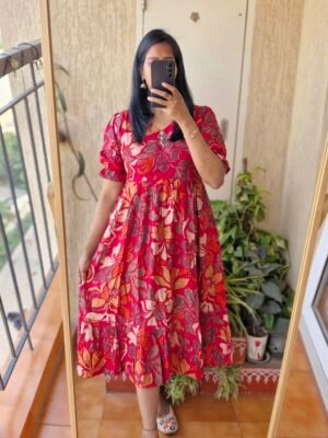 Vatican silk Multi casual dress.