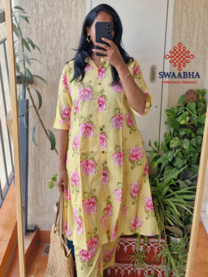 Lemon Yellow cotton co-ord set