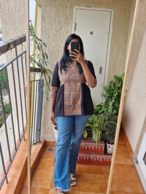 Black Rust short kurta.