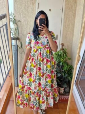 Floral Rayon dress