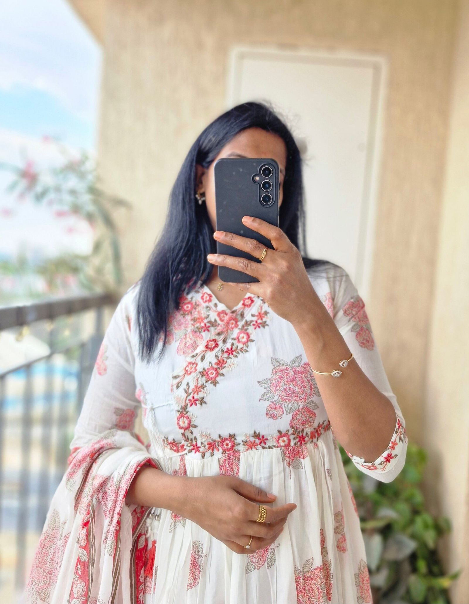 Orangle mul cotton kurta set. - Image 4